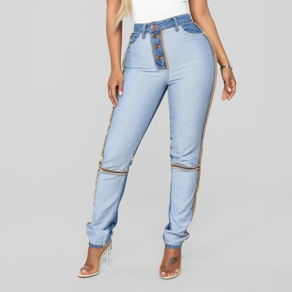 What's On The Outside High Rise Jeans - Picture 1 of 3